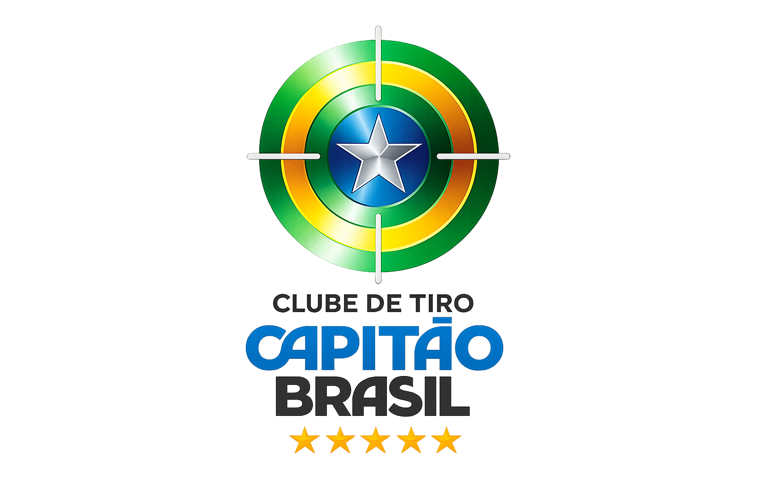 Logotipo Clube de Tiro Capit&atilde;o Brasil